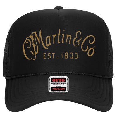 Retro Vintage Martin Guitars American Legend High Crown Mesh Back Trucker Hat