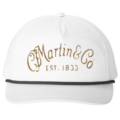 Retro Vintage Martin Guitars American Legend Snapback Five-Panel Rope Hat