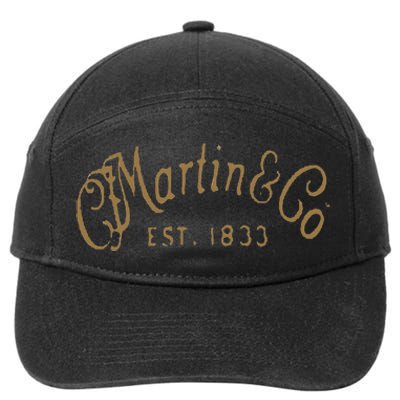 Retro Vintage Martin Guitars American Legend 7-Panel Snapback Hat