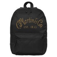 Retro Vintage Martin Guitars American Legend 16 in Basic Backpack