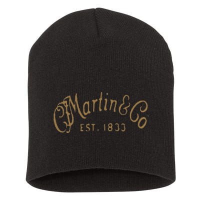 Retro Vintage Martin Guitars American Legend Short Acrylic Beanie