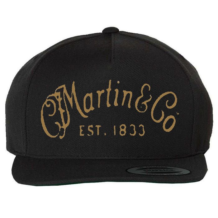 Retro Vintage Martin Guitars American Legend Wool Snapback Cap