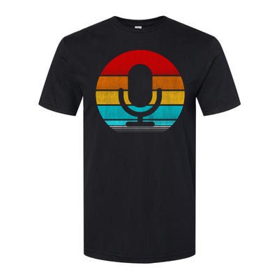 Retro Vintage Microphone Softstyle® CVC T-Shirt