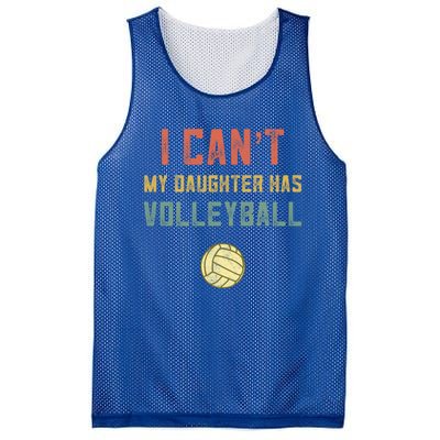 Retro Volleyball Mom Dad I Cant My Daughter Has Volleyball Gift Mesh Reversible Basketball Jersey Tank