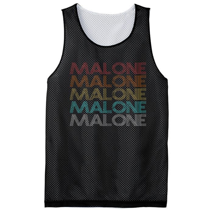 Retro Vintage Malone Mesh Reversible Basketball Jersey Tank