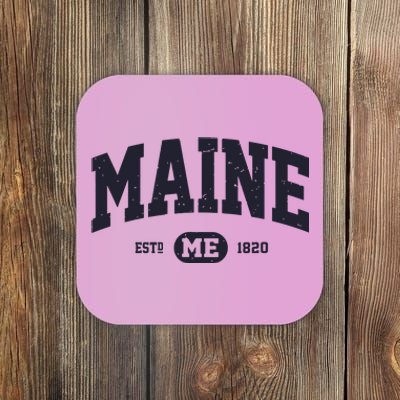 Retro Vintage Maine Coaster