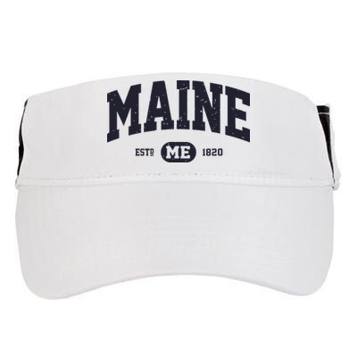 Retro Vintage Maine Adult Drive Performance Visor
