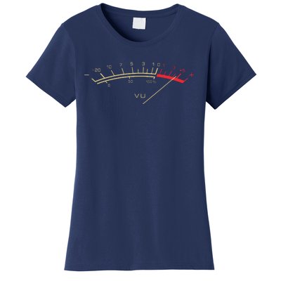 Retro Vu Meter Hifi Vintage Stereo Music Lover Gift Women's T-Shirt