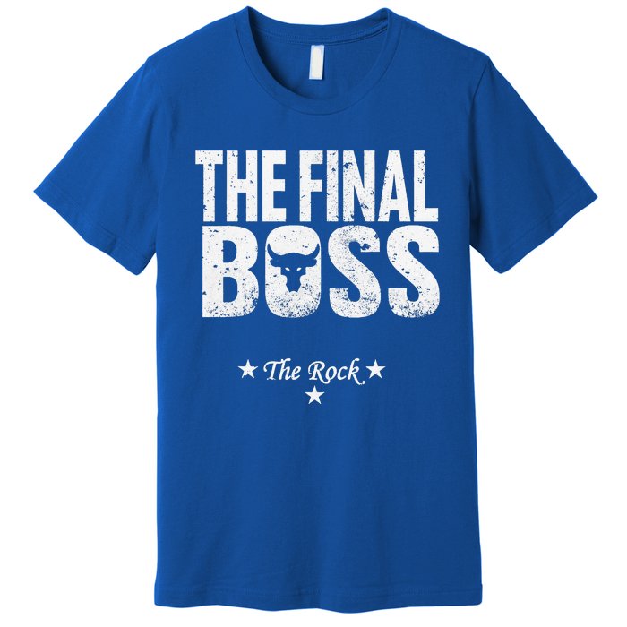 Rock Vintage Music Boss Final Premium T-Shirt