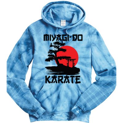 Retro Vintage Miyagi Do Karate Life Bonsai Martial Arts Tie Dye Hoodie