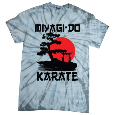 Retro Vintage Miyagi Do Karate Life Bonsai Martial Arts Tie-Dye T-Shirt