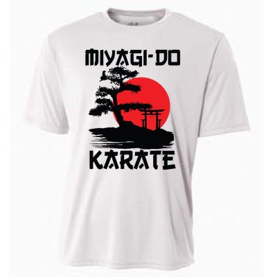 Retro Vintage Miyagi Do Karate Life Bonsai Martial Arts Cooling Performance Crew T-Shirt