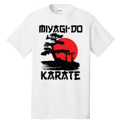 Retro Vintage Miyagi Do Karate Life Bonsai Martial Arts Tall T-Shirt