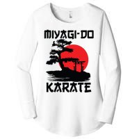 Retro Vintage Miyagi Do Karate Life Bonsai Martial Arts Women's Perfect Tri Tunic Long Sleeve Shirt