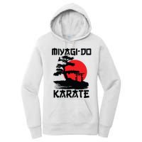 Retro Vintage Miyagi Do Karate Life Bonsai Martial Arts Women's Pullover Hoodie