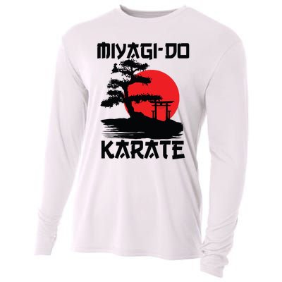 Retro Vintage Miyagi Do Karate Life Bonsai Martial Arts Cooling Performance Long Sleeve Crew