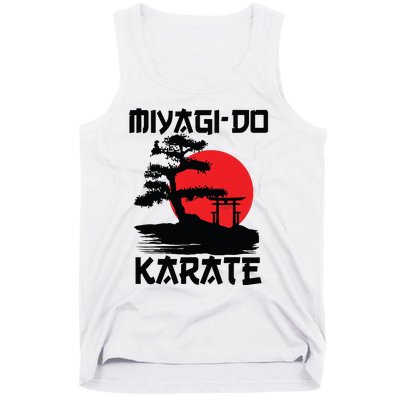 Retro Vintage Miyagi Do Karate Life Bonsai Martial Arts Tank Top