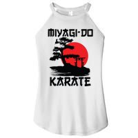 Retro Vintage Miyagi Do Karate Life Bonsai Martial Arts Women's Perfect Tri Rocker Tank