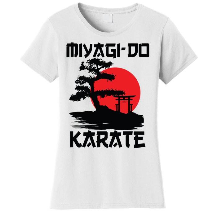 Retro Vintage Miyagi Do Karate Life Bonsai Martial Arts Women's T-Shirt