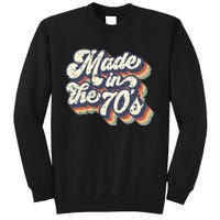 Retro Vintage Made In The 70's 1970s Born Birthday Day Gift Sweatshirt