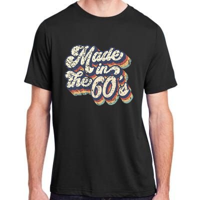 Retro Vintage Made In The 60s 1960s Born Birthday Day Gift Adult ChromaSoft Performance T-Shirt