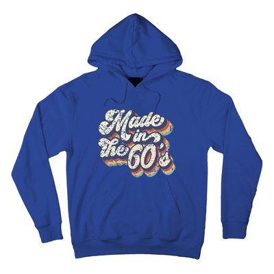 Retro Vintage Made In The 60s 1960s Born Birthday Day Gift Hoodie