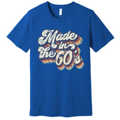 Retro Vintage Made In The 60s 1960s Born Birthday Day Gift Premium T-Shirt