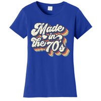 Retro Vintage Made In The 70s 1970s Born Birthday Day Gift Women's T-Shirt