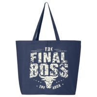 Rock Vintage Music Boss Final White Design Fun Music Lover 25L Jumbo Tote