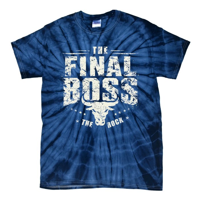 Rock Vintage Music Boss Final White Design Fun Music Lover Tie-Dye T-Shirt