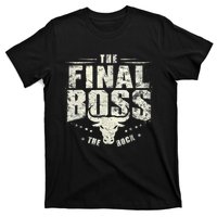 Rock Vintage Music Boss Final White Design Fun Music Lover T-Shirt