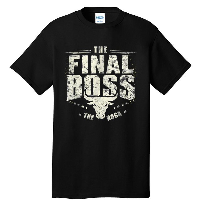 Rock Vintage Music Boss Final White Design Fun Music Lover Tall T-Shirt