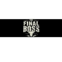 Rock Vintage Music Boss Final White Design Fun Music Lover Bumper Sticker