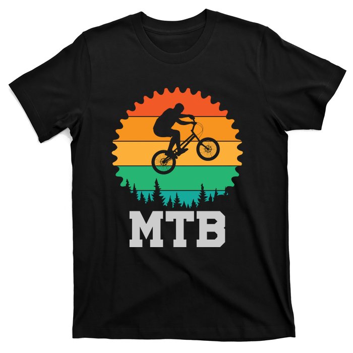 Retro Vintage MTB Gift For Mountain Bikers Gift Road Cyling T-Shirt