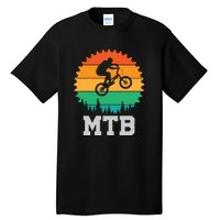 Retro Vintage MTB Gift For Mountain Bikers Gift Road Cyling Tall T-Shirt