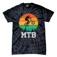 Retro Vintage MTB Gift For Mountain Bikers Gift Road Cyling Tie-Dye T-Shirt