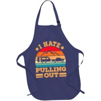 Retro Vintage Mountains I Hate Pulling Out Funny Camping Apron