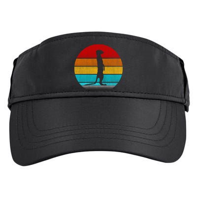 Retro Vintage Meerkat Adult Drive Performance Visor