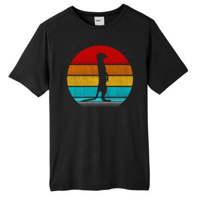 Retro Vintage Meerkat Tall Fusion ChromaSoft Performance T-Shirt