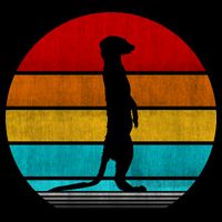 Retro Vintage Meerkat Bucket Hat