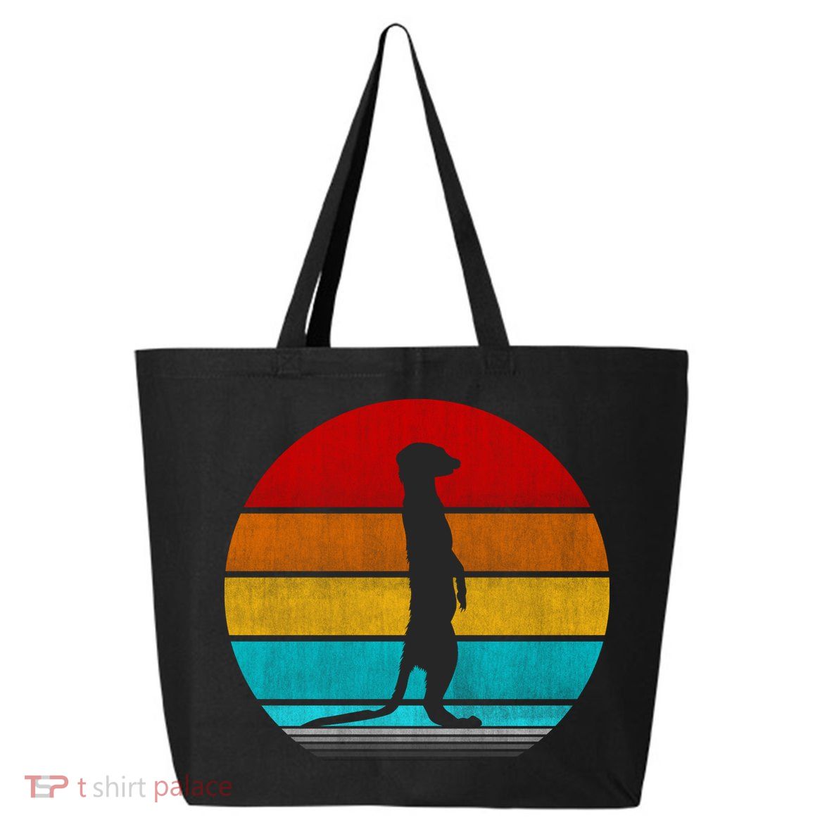 Retro Vintage Meerkat 25L Jumbo Tote