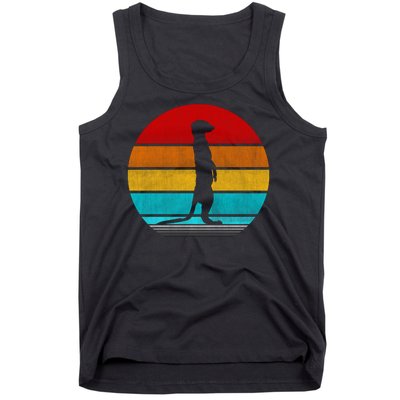 Retro Vintage Meerkat Tank Top