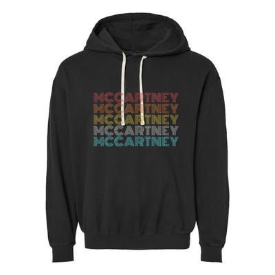 Retro Vintage McCartney name style  Garment-Dyed Fleece Hoodie
