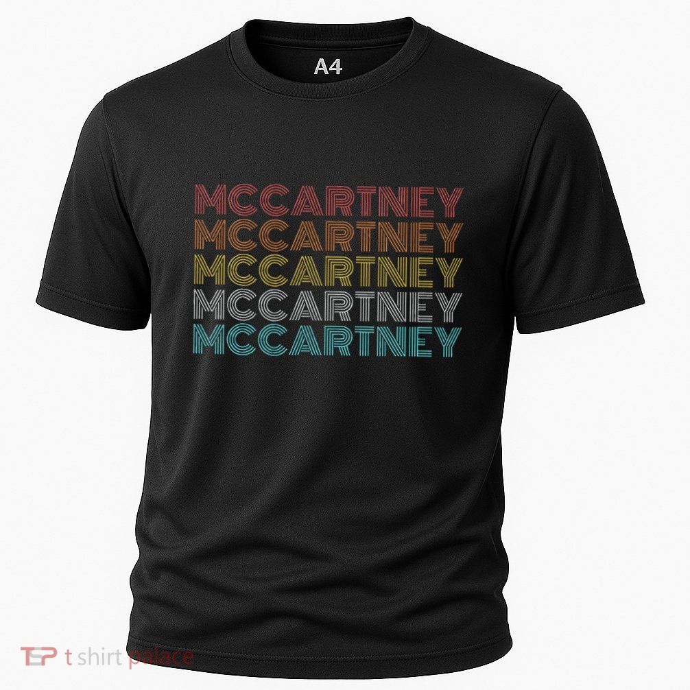Retro Vintage McCartney name style  Performance Shirt
