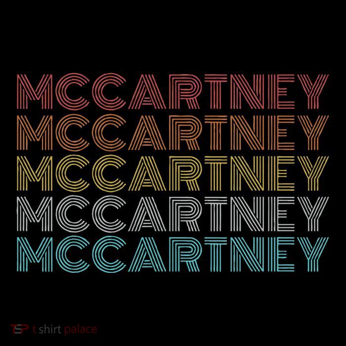 Retro Vintage McCartney name style  Sweatshirt