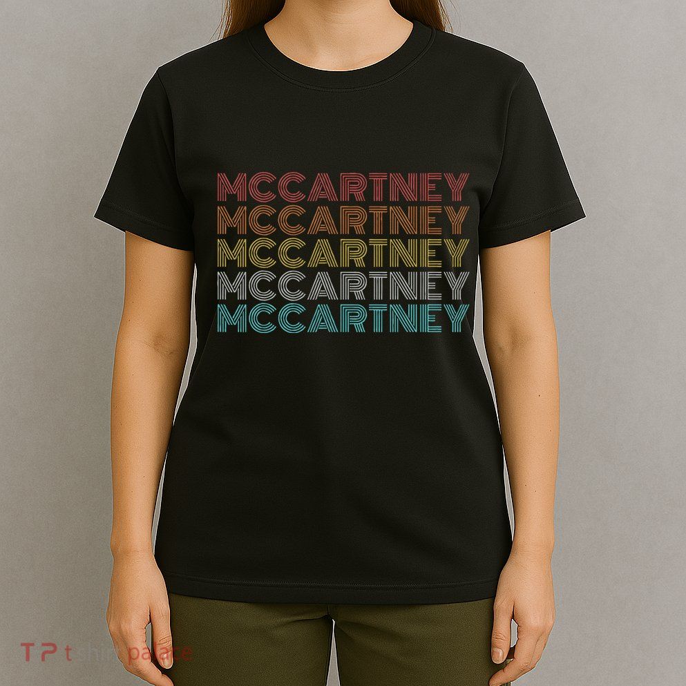 Retro Vintage McCartney name style  T-Shirt