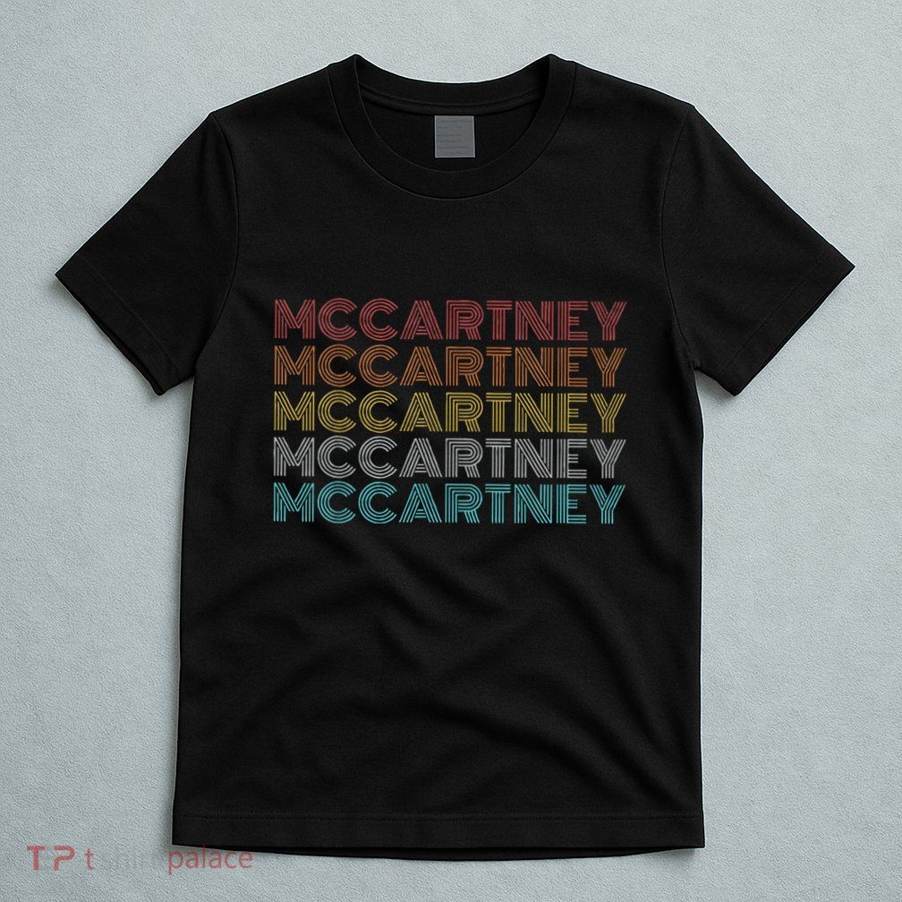 Retro Vintage McCartney name style  T-Shirt
