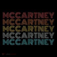 Retro Vintage McCartney name style  T-Shirt