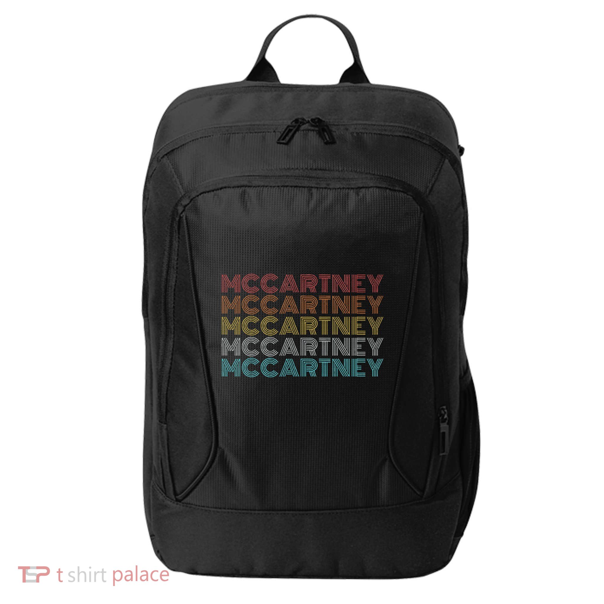 Retro Vintage McCartney name style  City Backpack