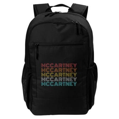 Retro Vintage McCartney name style  Backpack